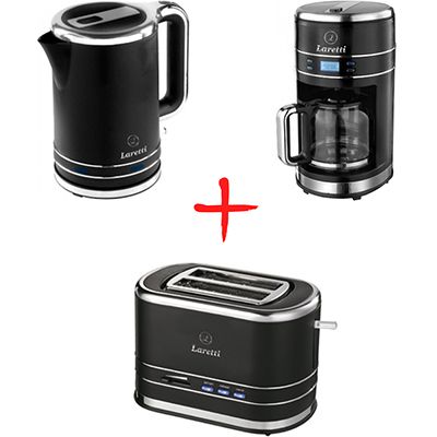 Комплект чайник + тостер + кофеварка Laretti LR7507 + LR7157 + LR7907